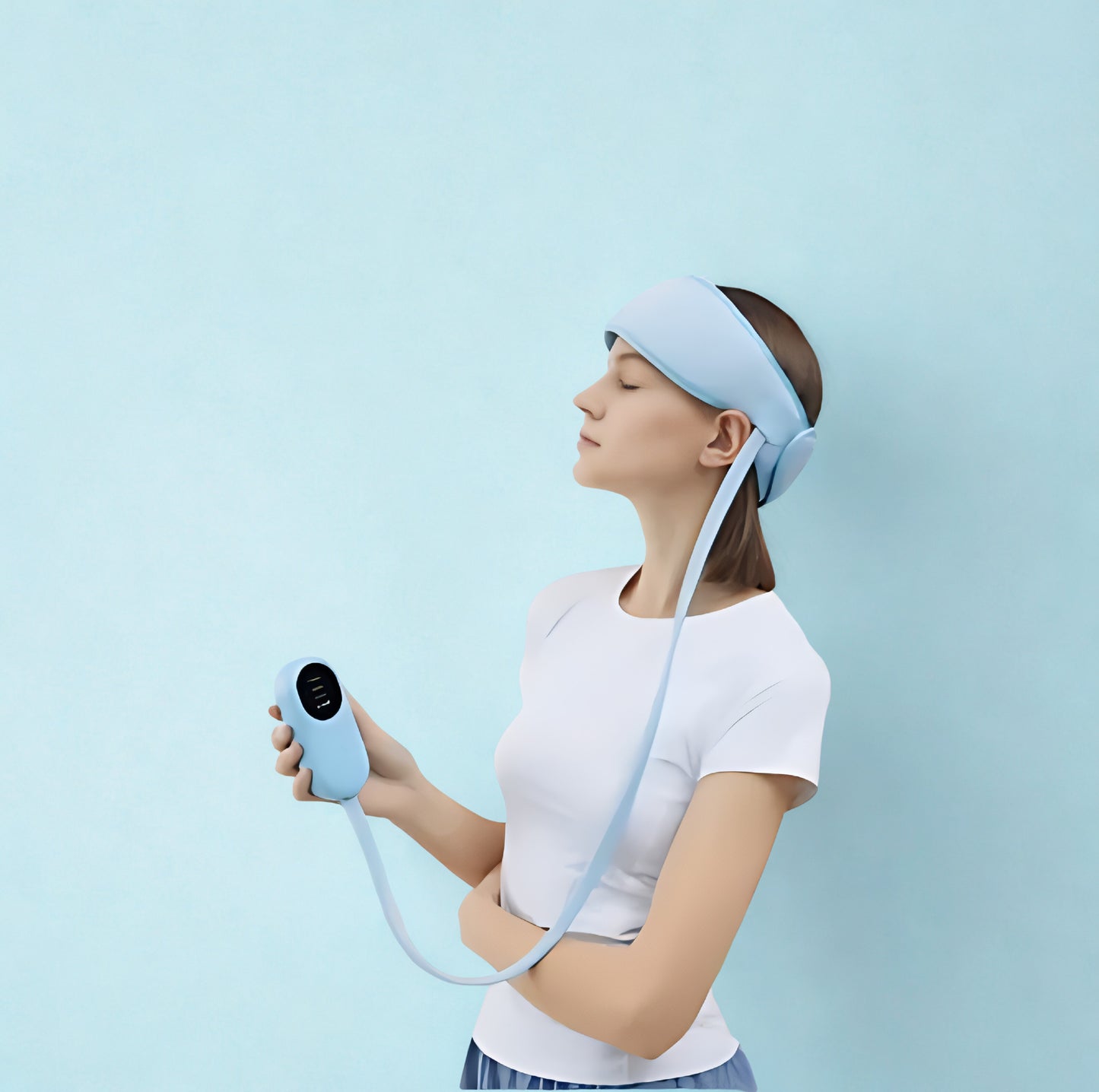 Heated Scalp Therapy Massager – Portable Electric Head Kneader