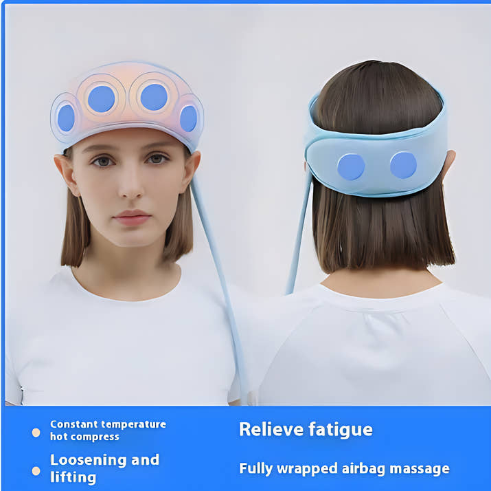 Heated Scalp Therapy Massager – Portable Electric Head Kneader